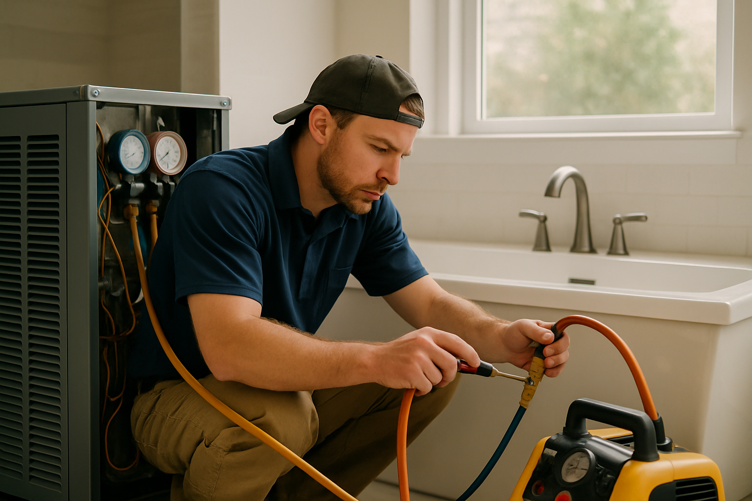Dr. Comfort AC & Heat LLC professional Heat Pump Repair service in Humble, Texas