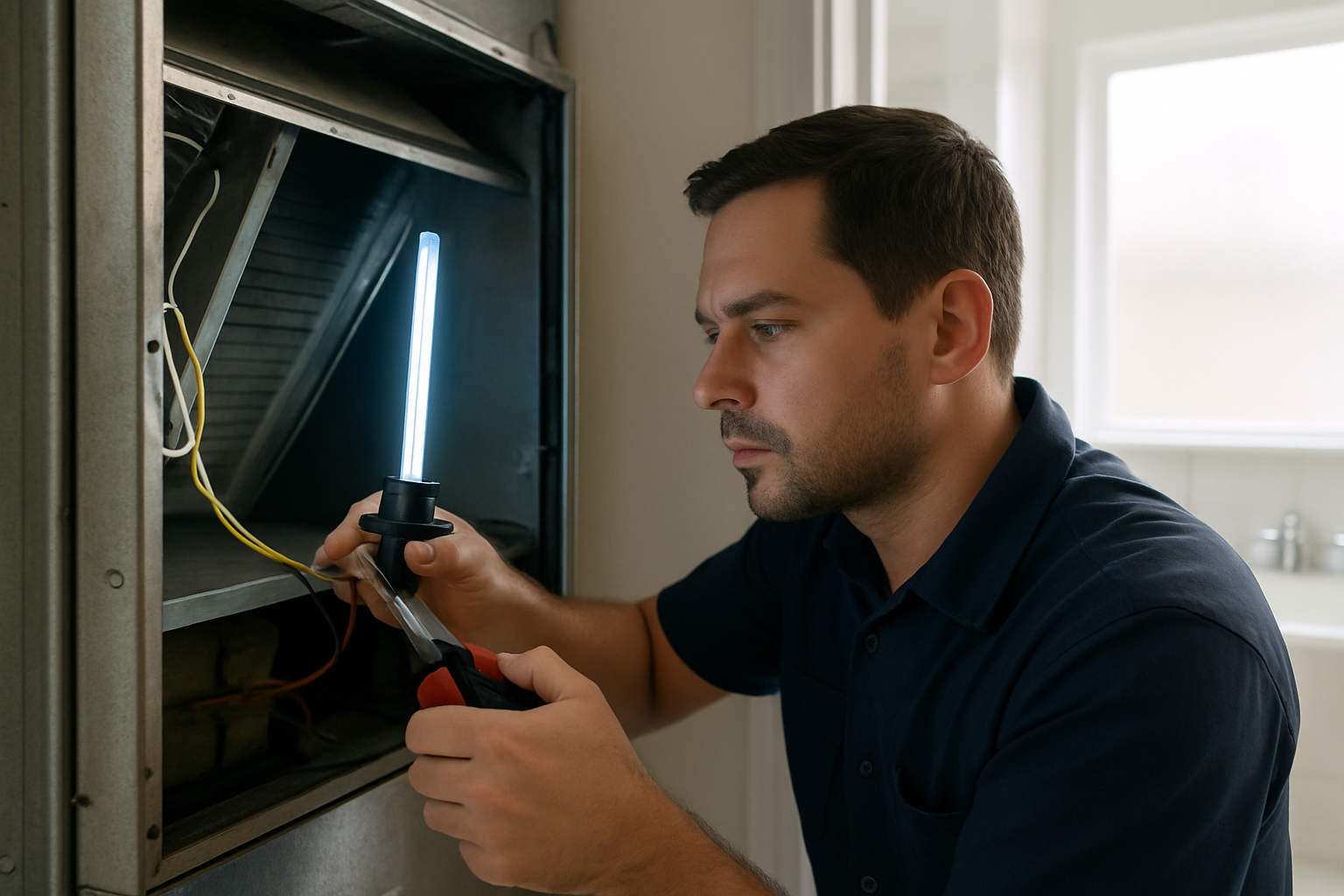 UV Light Installation HVAC in Humble