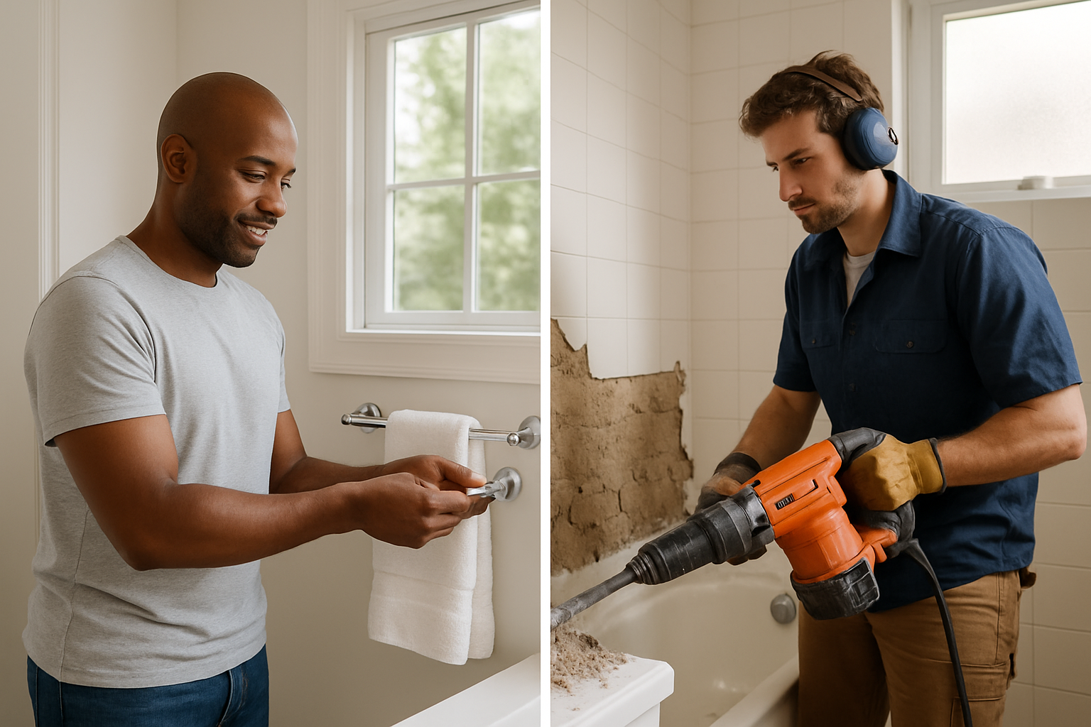 bathtub remodel — Liberty Home Services