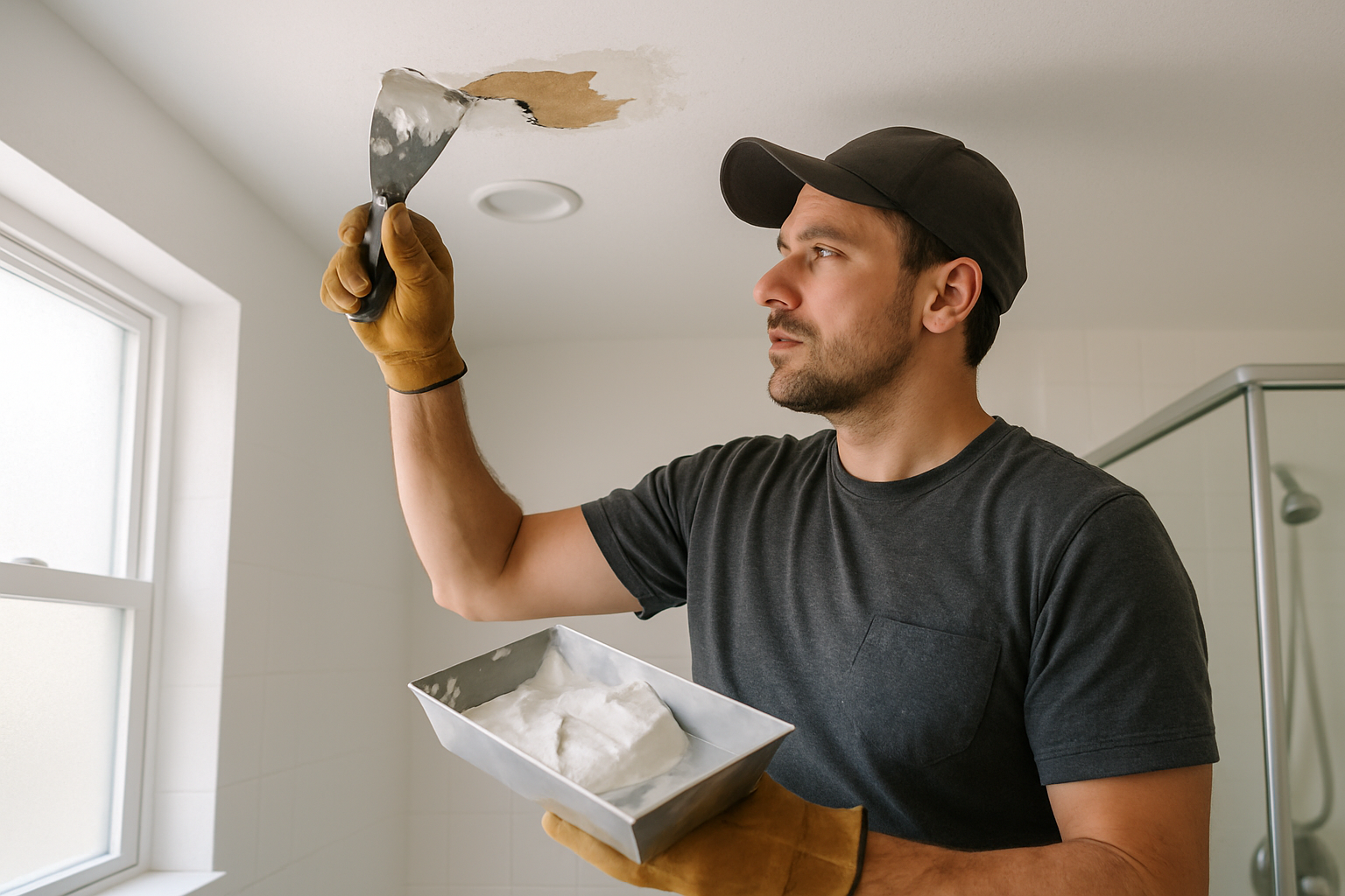 Bathroom Ceiling Repair in Bridgemont