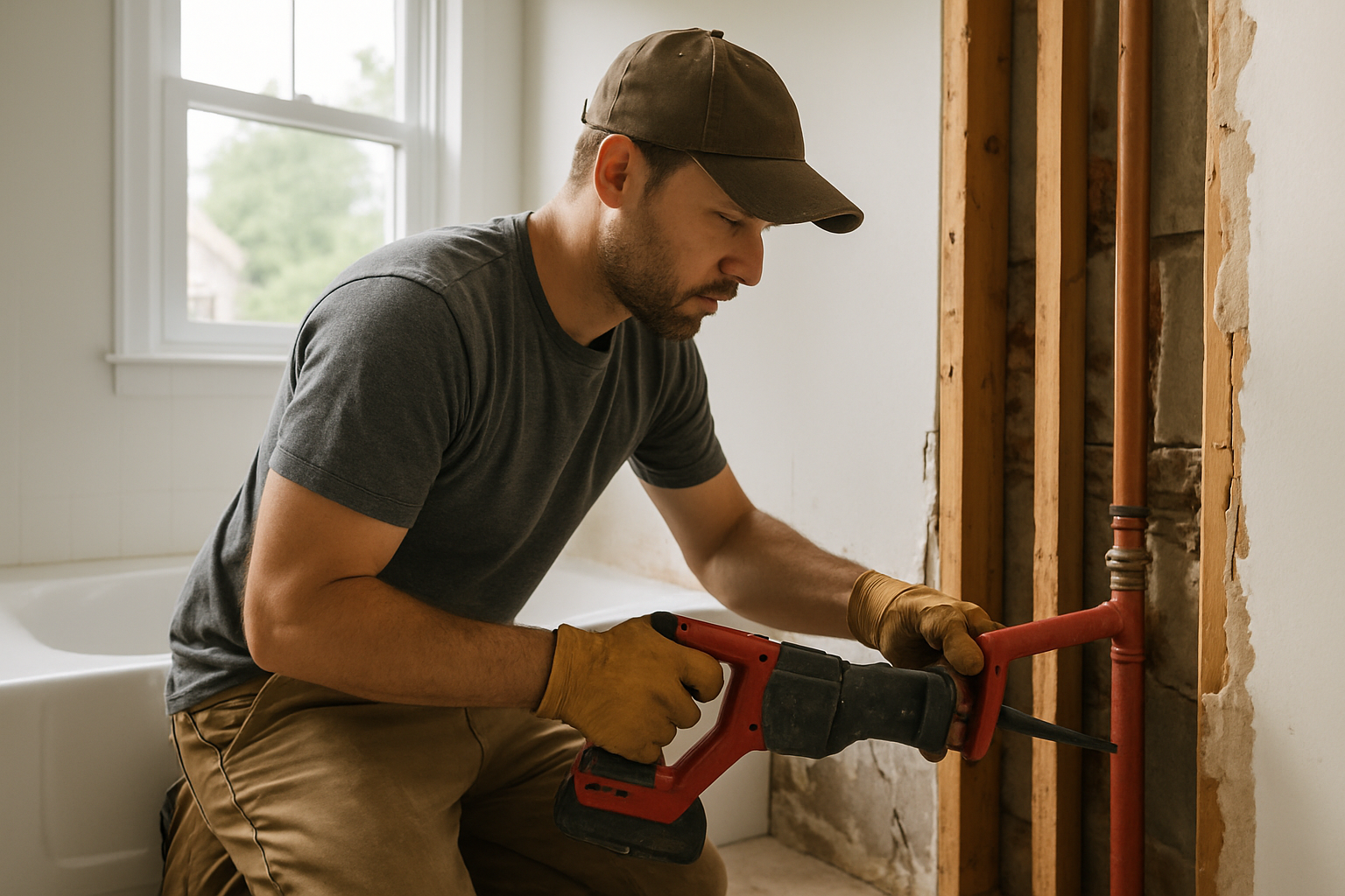 Liberty Home Services professional Bathroom Expansion / Layout Changes service in Bridgeville, PA