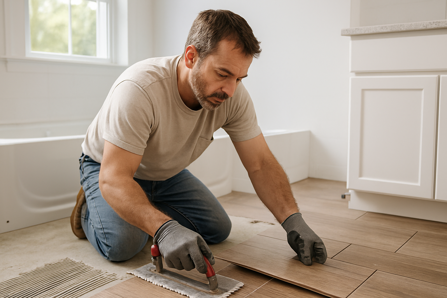 Bathroom Flooring in Fryer's Mill