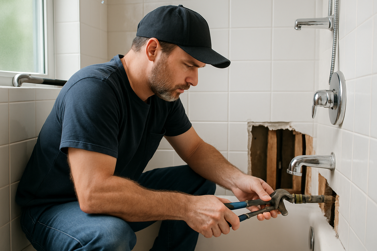 Bathroom Leak Repair in Dry Town