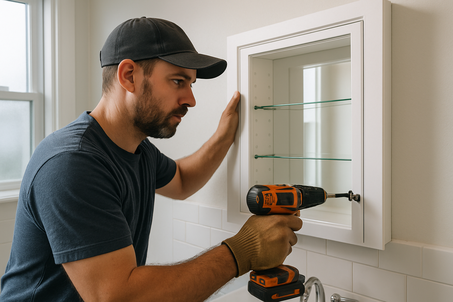 Bathroom Medicine Cabinet Installation in Bridgemont