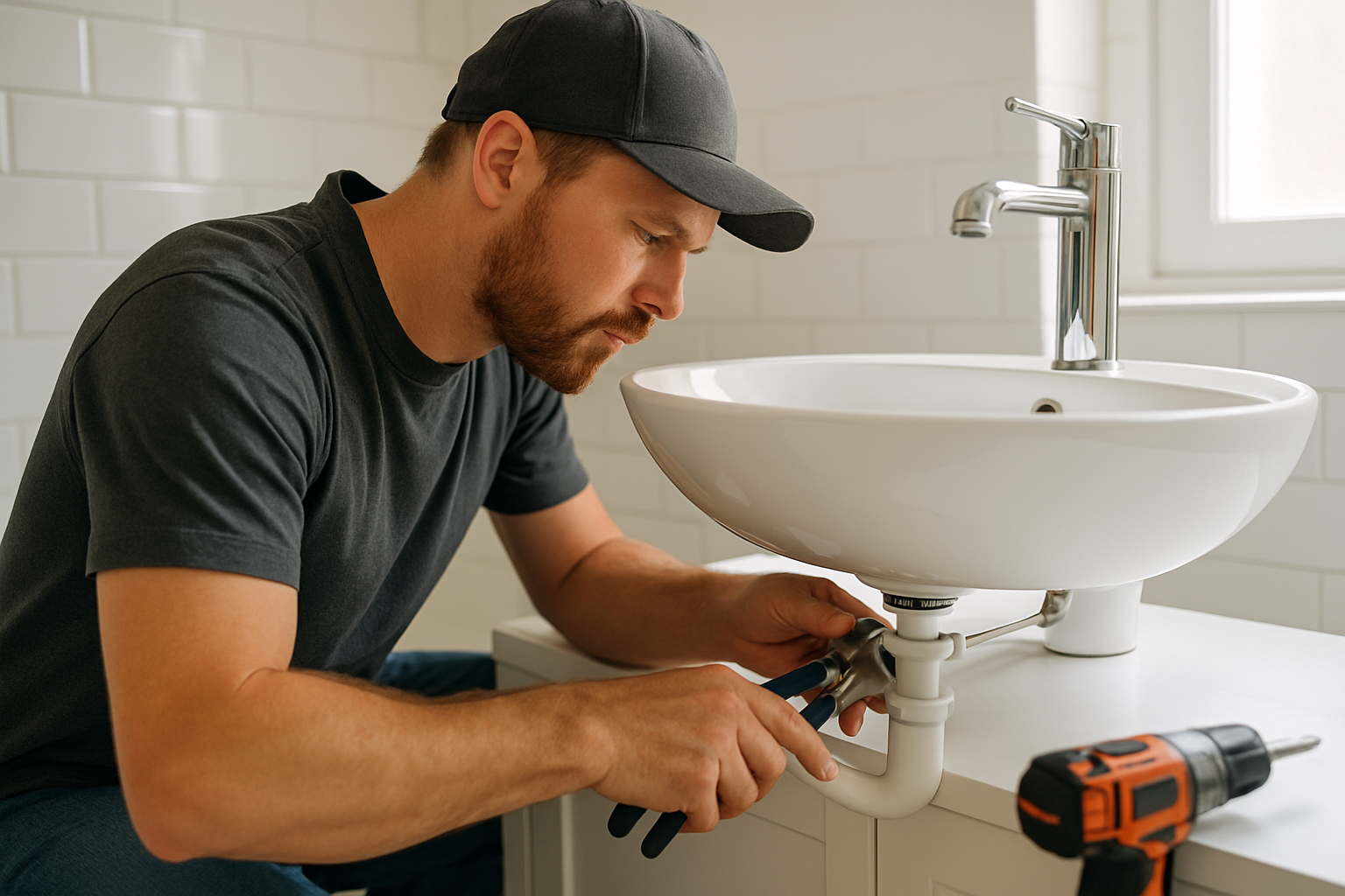Bathroom Sink Installation in Bridgemont