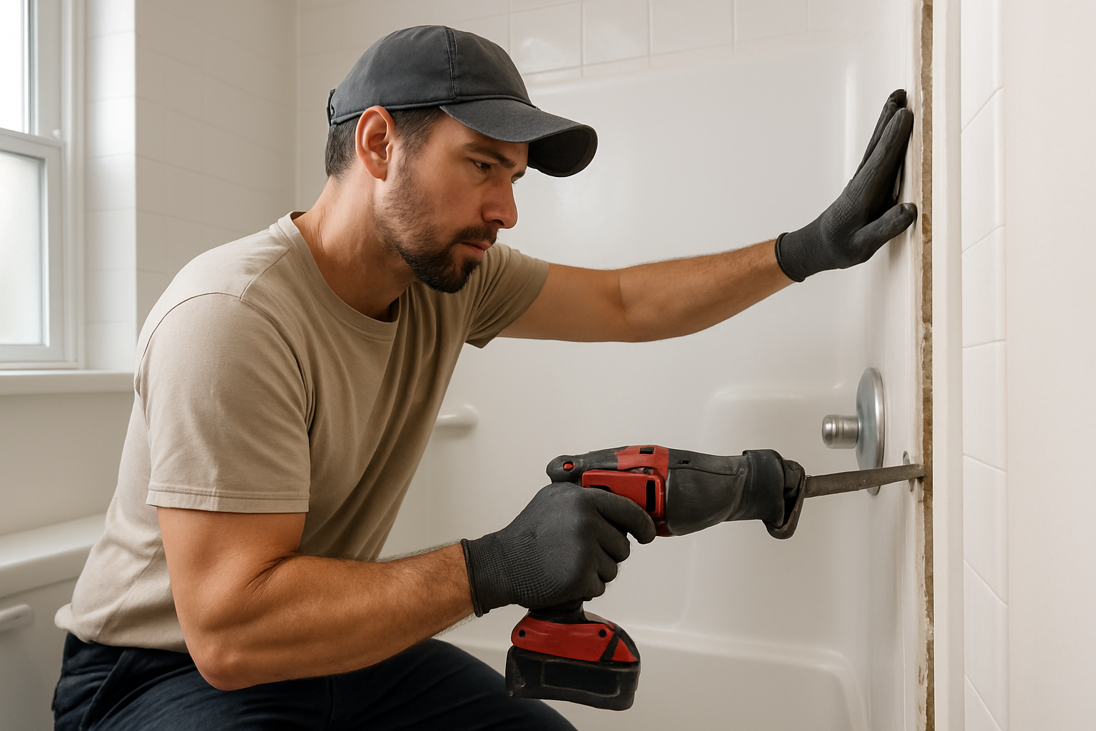 Liberty Home Services professional shower replacement service in Bridgeville, PA