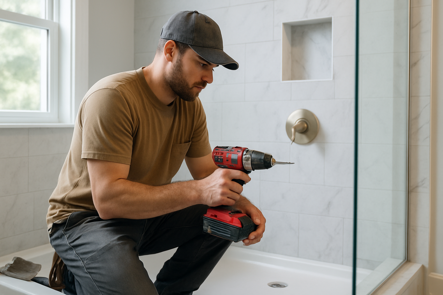 Liberty Home Services professional walk in shower company service in Bridgeville, PA