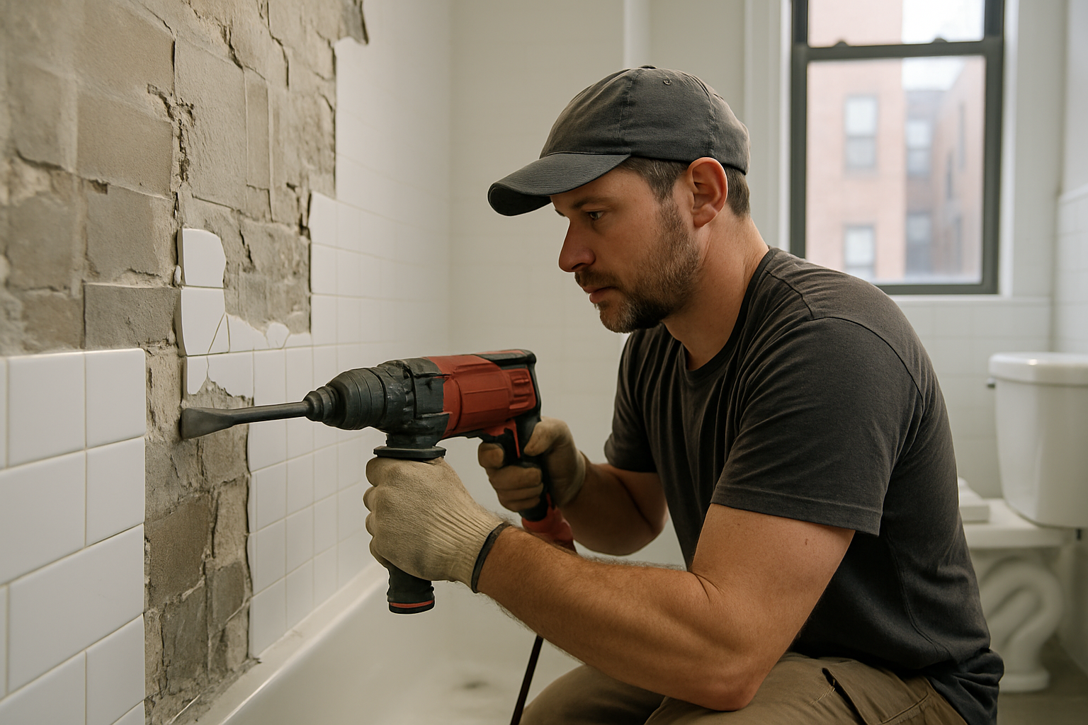 ESG Builders LLC professional entire bathroom remodel service in Brooklyn, New York