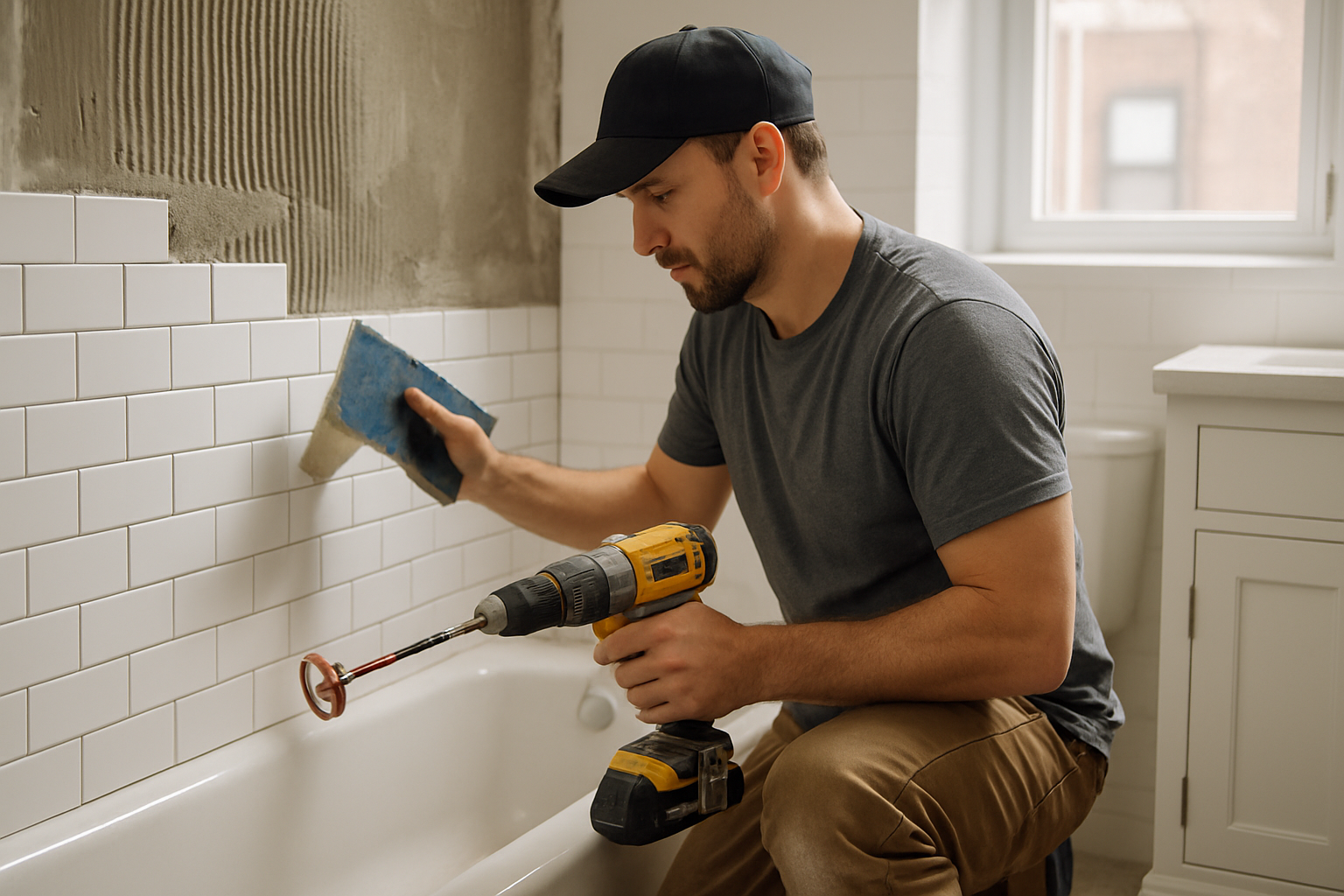 ESG Builders LLC professional Guest Bathroom Remodel service in Brooklyn, New York