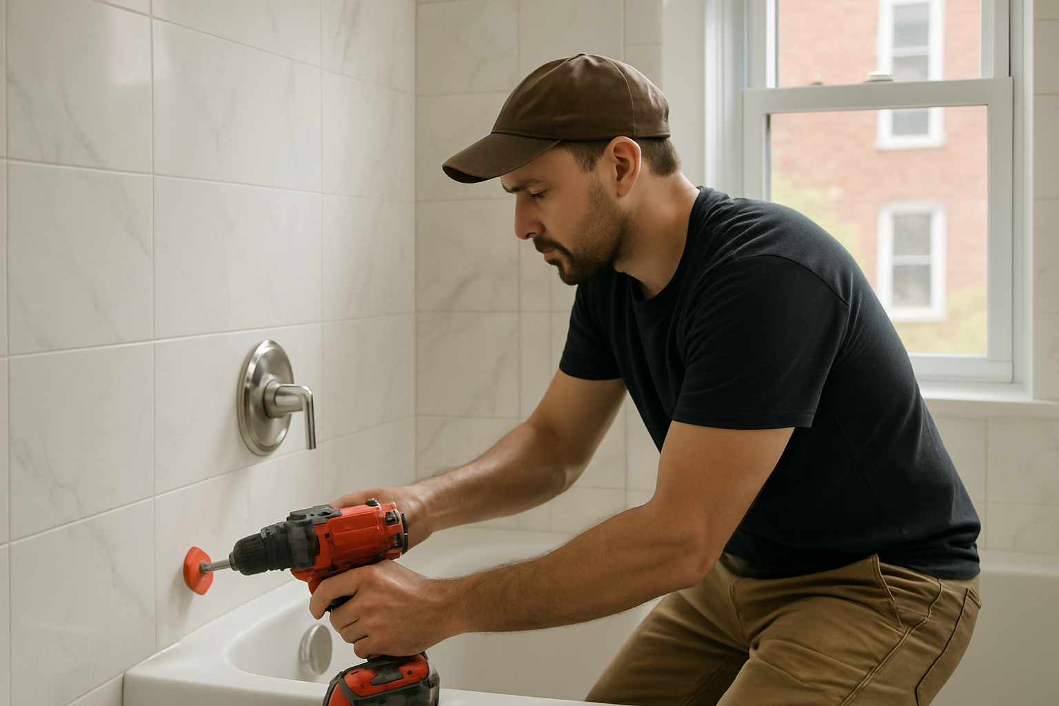 ESG Builders LLC professional one day bath remodel service in Brooklyn, New York