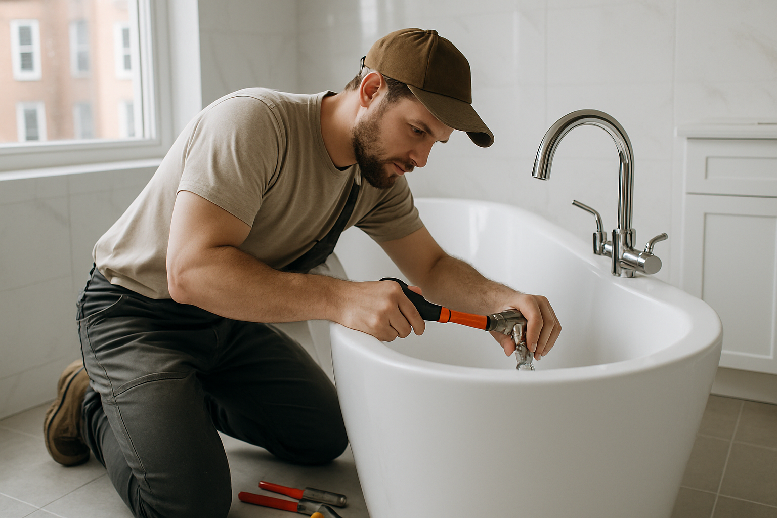 ESG Builders LLC professional Soaking Tub Installation service in Brooklyn, New York