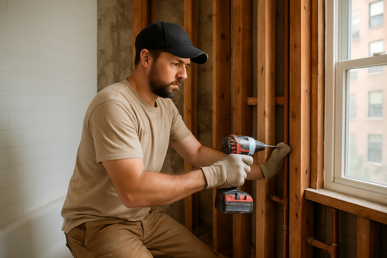 Structural Bathroom Renovation in Brooklyn