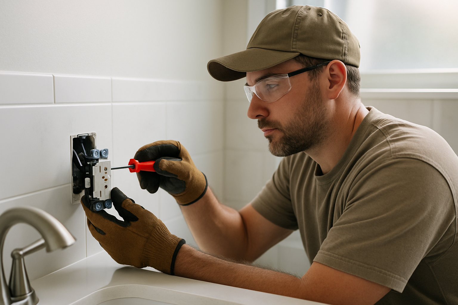 We Improve For You professional Bathroom Electrical Upgrades service in Branford, CT