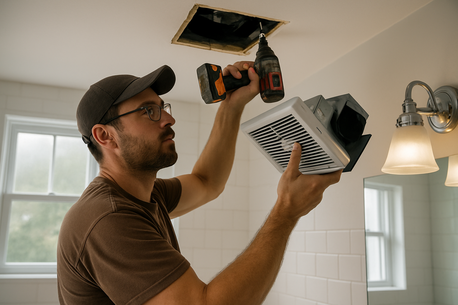 We Improve For You professional Bathroom Fan Replacement service in Branford, CT