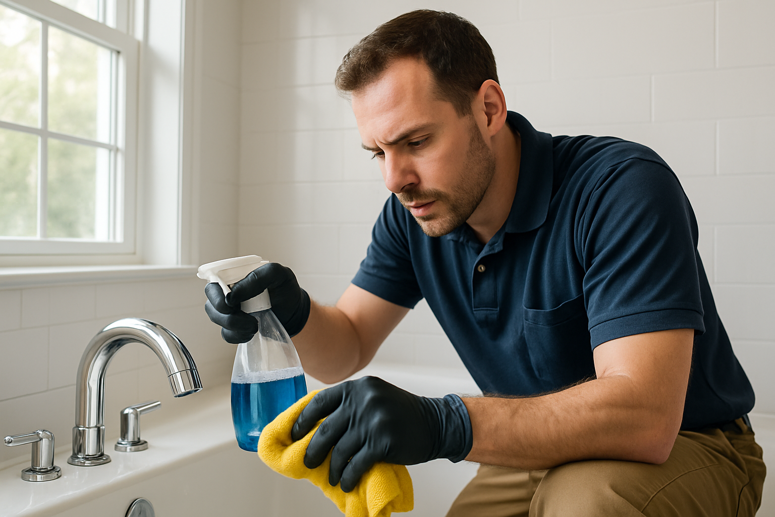 We Improve For You professional Bathroom Fixture Cleaning service in Branford, CT