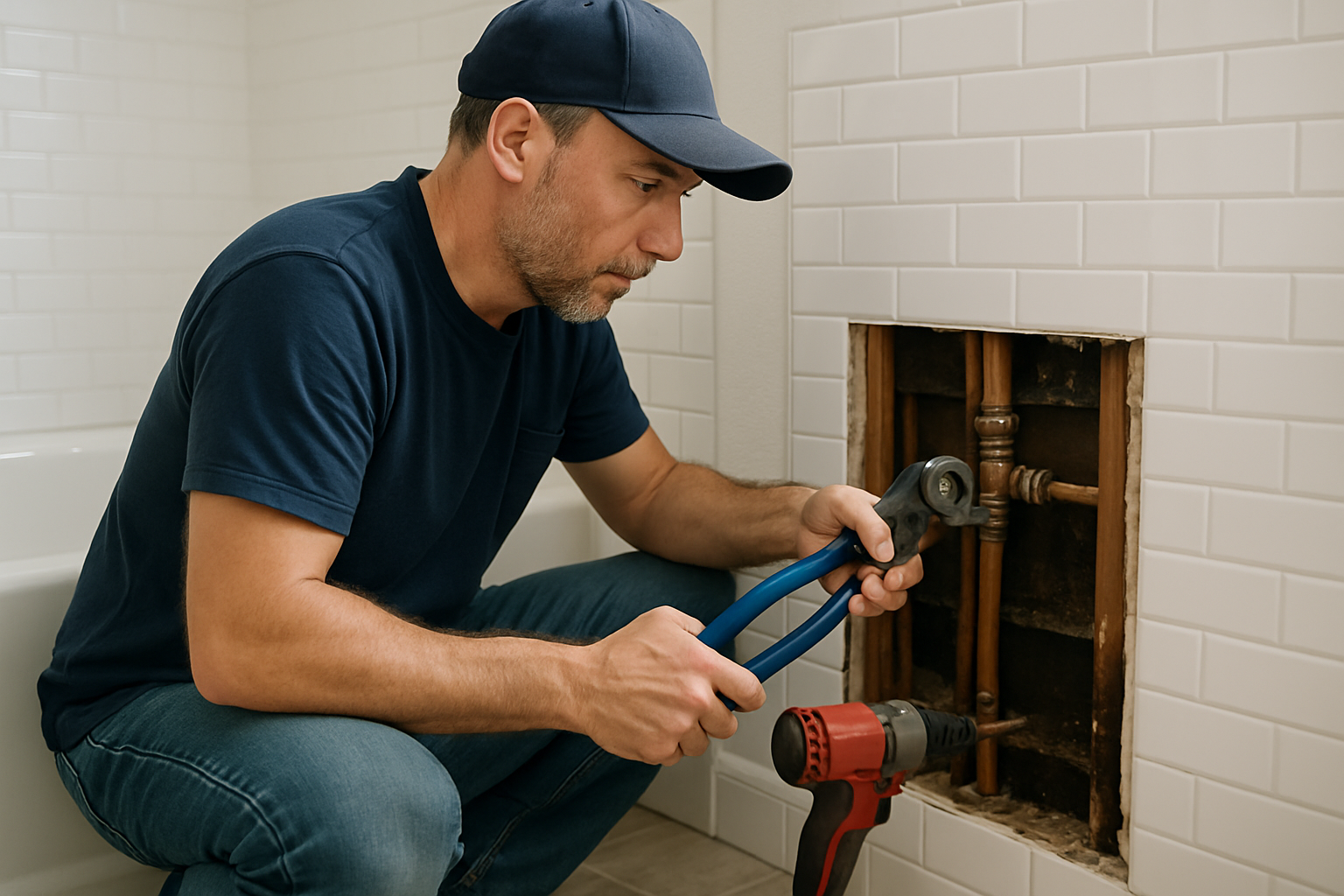 We Improve For You professional Bathroom Leak Repair service in Branford, CT