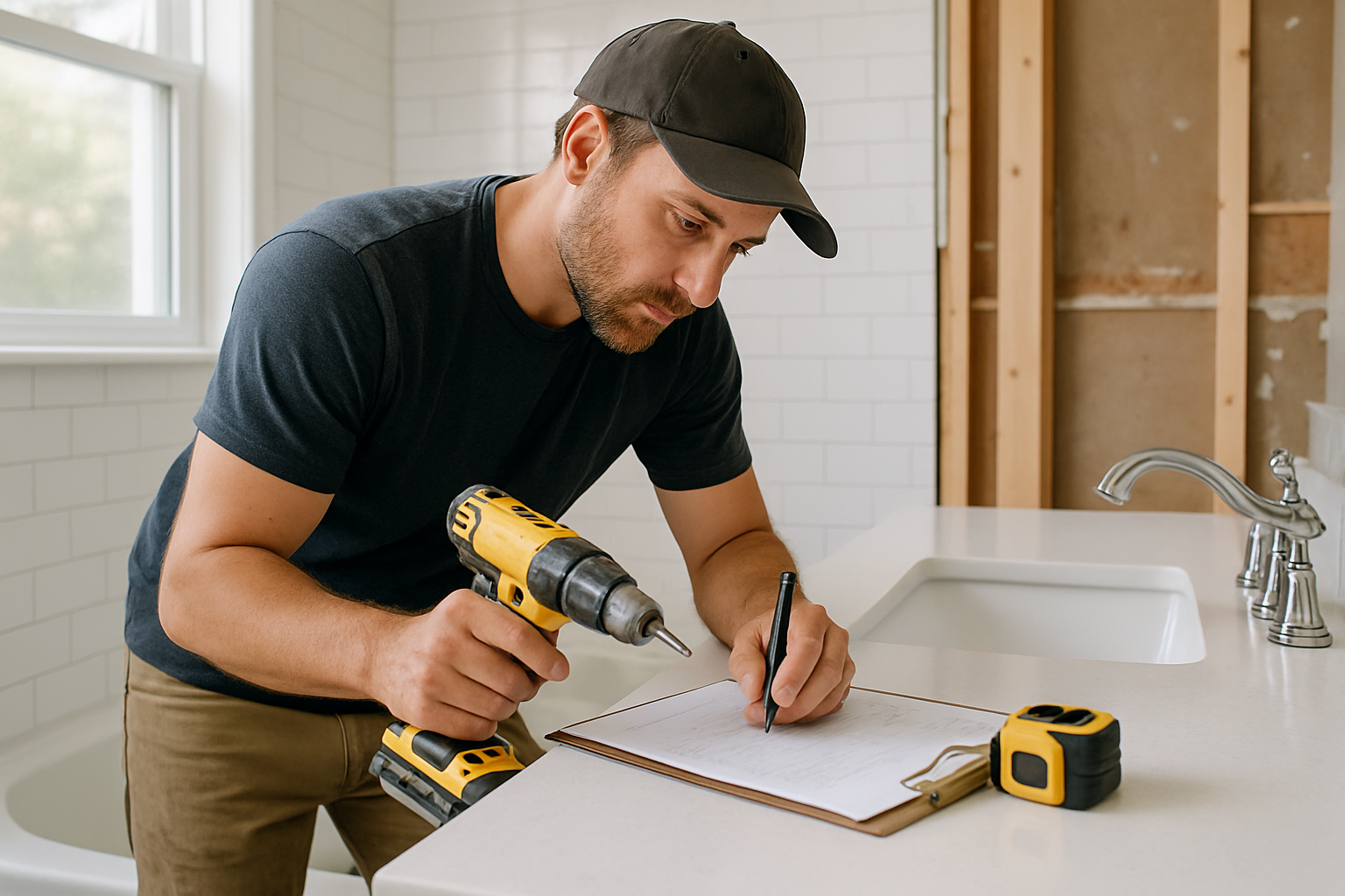 We Improve For You professional Bathroom Renovation Project Management service in Branford, CT
