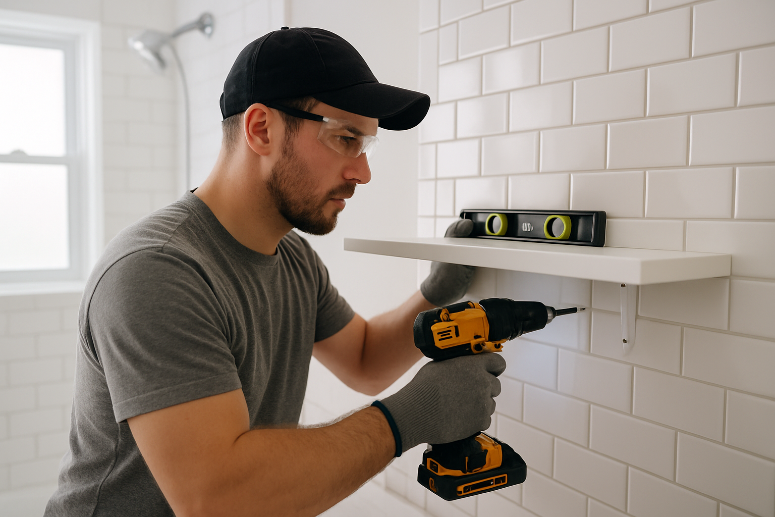 We Improve For You professional Bathroom Shelving Installation service in Branford, CT