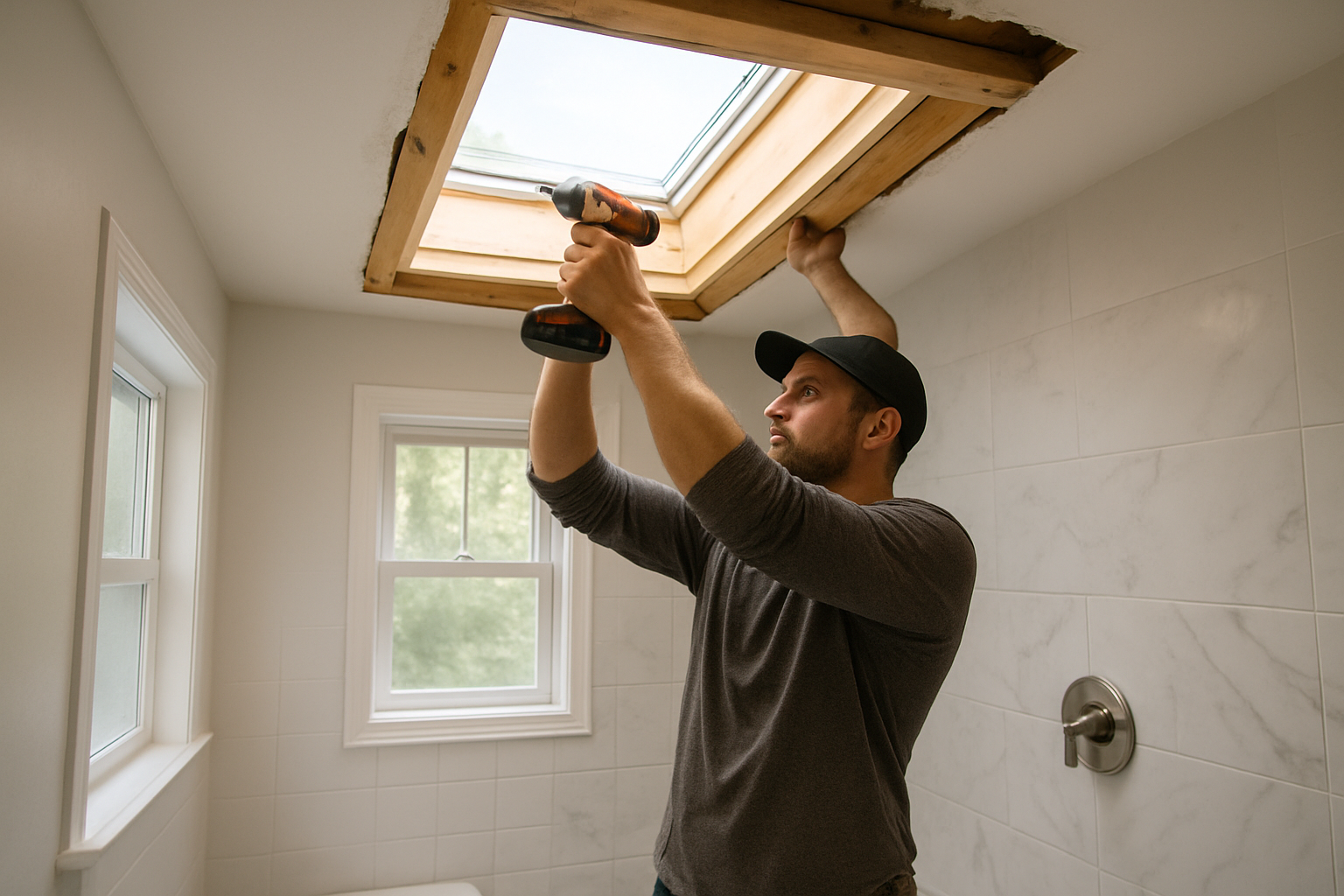 We Improve For You professional Bathroom Skylight Installation service in Branford, CT