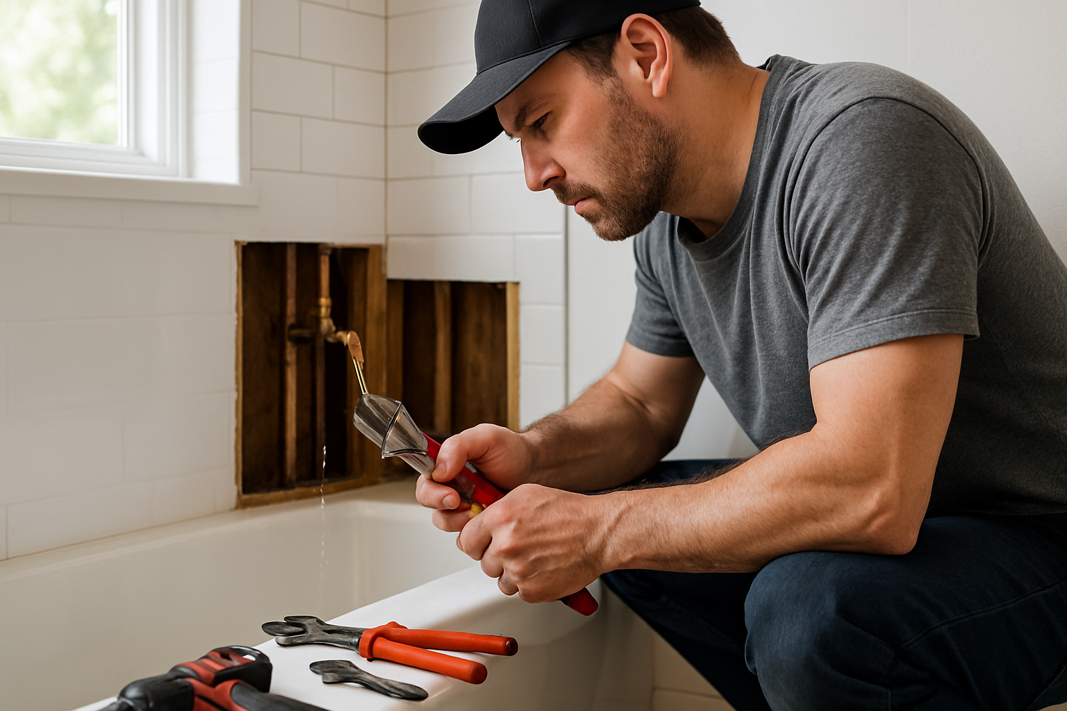 We Improve For You professional Emergency Leak Repair service in Branford, CT