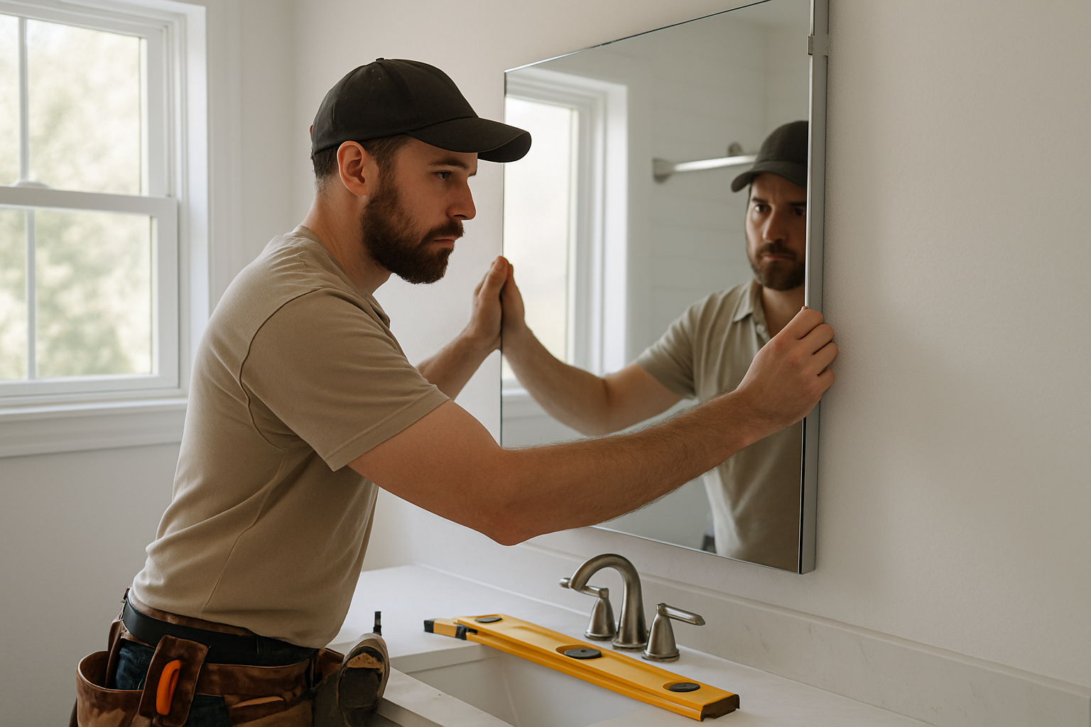 We Improve For You professional Mirror Installation service in Branford, CT