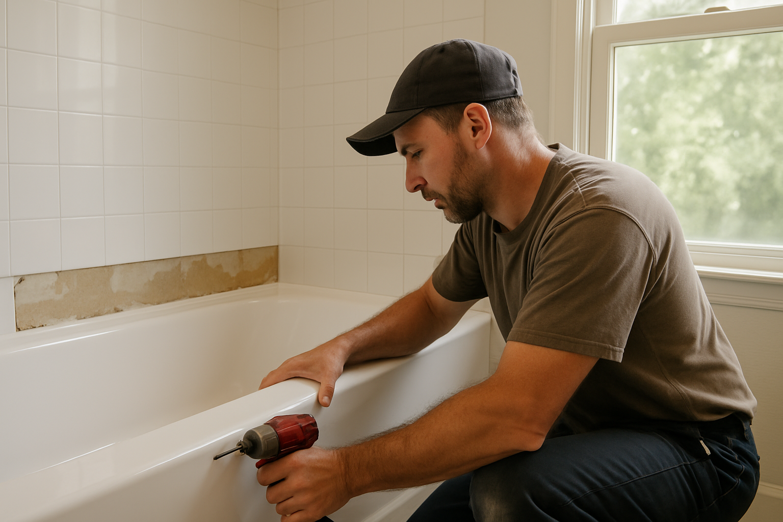 We Improve For You professional One Day Tub Replacement service in Branford, CT