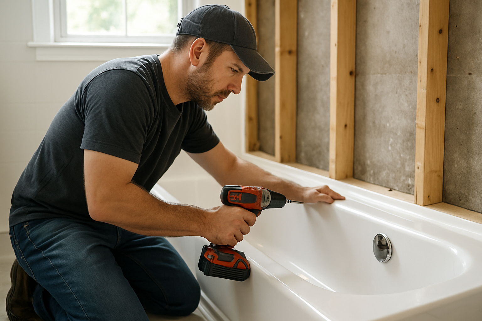We Improve For You professional Tub Replacement service in Branford, CT