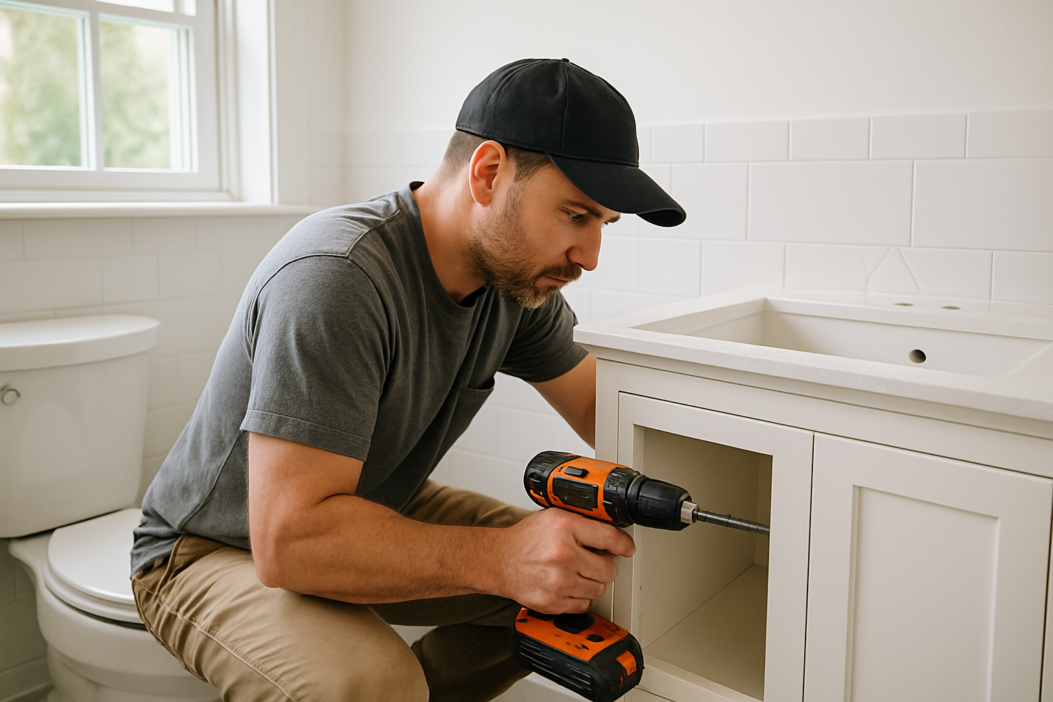 We Improve For You professional Vanity Installation service in Branford, CT