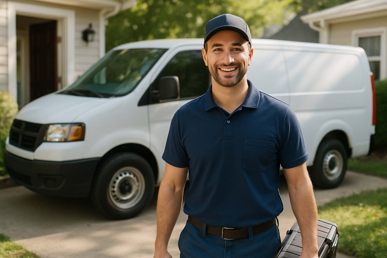 Bathroom Pros professional bathroom remodeler contractor arriving at a home in Toms River, NJ