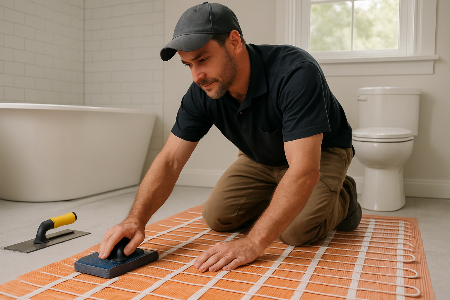 Bathroom Pros professional Heated Flooring Installation service in Toms River, NJ