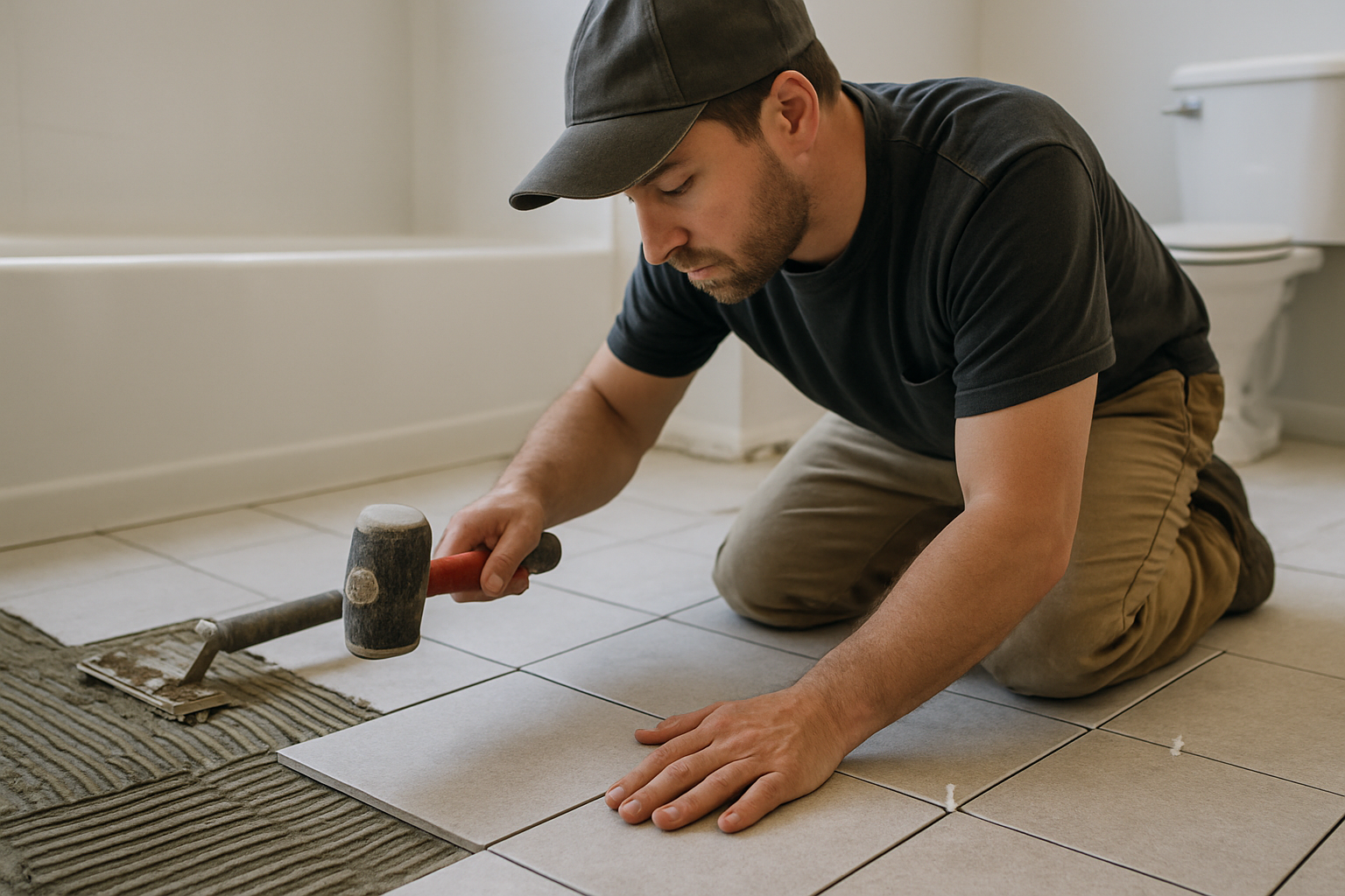 Bathroom Pros professional Tile Flooring Installation service in Toms River, NJ
